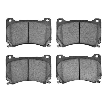 Dynamic Friction Co 5000 Advanced Brake Pads - Ceramic, Long Pad Wear, Front 1551-1396-00
